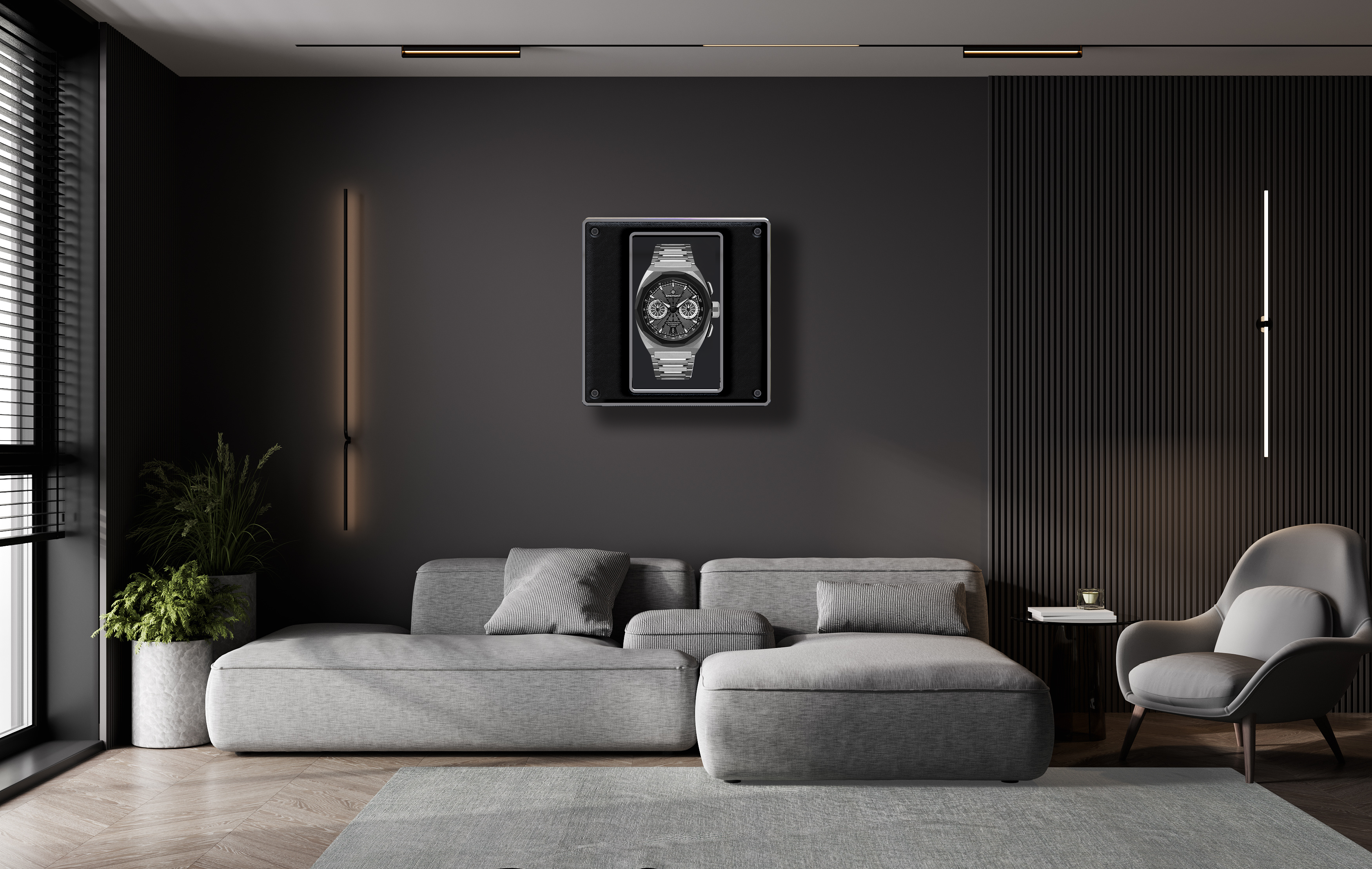 Design de cadres muraux pour l’horlogerie
